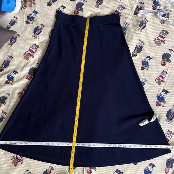 NWT Women’s ASPESI Oxford knit Maglia A-Line Maxi Skirt / Navy / Small - Picture 9 of 15